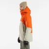 Arcterys hardshelljack Zeta Sl heren buitensportkleding Rush-collectie winddicht regendicht jumpsuit met capuchon ski oranje/grijs Phenom/habitat xxl