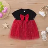 Mädchen Kleider Kleinkind Baby Kleidung Prinzessin Kleid Kurzarm Infant Süße Mode Sommer Mesh Tüll