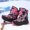 Boots Kids Boots Winter Plus Velvet Warm Boy Snow Booties Cotton Lining Water Proof Children Leather Shoes Outdoor Activity Supplies 231018