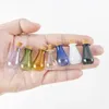 Vases 7 Pcs Tiny Containers Drifting Bottle Glass Wishing Small Jar Storage Corked Message