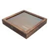 Ramar Insekt Display Case Wood Bug Box för prov Shadow Coffee Frame