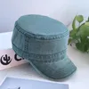 Ball Caps Flat Top Hat Men's Style Big Head Fat Face Western Water Old Women's Autumn 2023