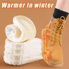 Schuhteile Zubehör Winter Memory Foam Wolle Wärmeeinlagen Weiche elastische Fußstützpolster verdicken Thermostiefel Sport Einlegesohle Einsatzkissen 231019