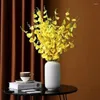 Vasos modernos flores frescas arranjo de flores secas acessórios de decoração para casa nórdico sala de estar mesa arte vaso estética