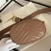 Bolsa de cintura de designer de luxo feminina com alça de ombro multifuncional pode ser usada como bolsa de ombro única, bolsa de mão e bolsa de peito em 4 cores, bolsa feminina