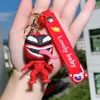 Wholesale inventory Hero Doll Cartoon Keychain Soft Rubber PVC Car Pendant School Bag Silicone Anime Birthday Gift