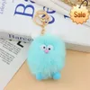 Mudo bonito hamster chaveiro bola de cabelo boneca jóias ornamentos chaveiro brinquedos macios pingente saco de pelúcia acessórios adorável presente