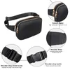 Waist Bags Geestock Fanny Pack Women's Bag Fashion Belt Women Dual Zipper Waterproof Crossbody Ladies Bum Hip 231019