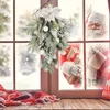 Noel Süslemeleri 2024 Çelenk El Yapımı Rattan Çelenk Alışveriş Merkezi Dekorasyon Advent Guirnalda Navidad 231018