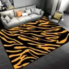 Tapis 3D à rayures motif imprimé tigre tapis grand pour salon chambre cuisine paillasson décoration tapis de sol antidérapant 231019