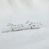 Stud EWYA Orecchini a bottone reali da 0,74 cttw per le donne Orecchini in argento sterling 925 Orecchini per feste di nozze Gioielleria raffinata Regalo di Natale 231018
