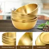 Plates 5pcs Stainless Steel Seasoning Bowls Appetizer Sauce Soy Dipping Dishes