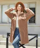 Giubbotti da donna 2023 Autunno Inverno Streetwear Donna Cappotto in pile a doppia faccia Addensare Fluff Jacket Velluto femminile Capispalla casual Allentato