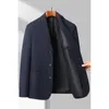 Herenpakken Blazers Herenmode Zakelijk Koreaans Gentleman Wol Gentleman Trend Slank Hong Kong-stijl Britse stijl Casual bruiloftsblazer 231018