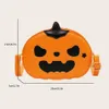 Evening Bags Halloween Pumpkin Devil Crossbody Bag Women Funny Novelty Gift Candy Treat Casual Shoulder Cell Phone Purse 231019