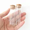 Storage Bottles Diameter 25mm Wedding Dragees Glass Bottle Cork Jars Test Tube Empty Container DIY Crafts Candy Gift