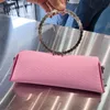 Abendtaschen Luxus Designer Handtaschen für Frauen 2023 S Clutch Bag mit Metallringgriff Lady Chain PU Leder Schulter 231018