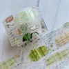 Gift Wrap Shiwu Studio Vintage Olive Washi PET Tape For Card Making DIY Scrapbooking Decorative Sticker