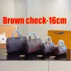 M40391/M41418 6 Storlek Keepall Bag Speedy Bag stor storlek Klassisk Tote Bag Pu Leather Handväskor Fashion Women Travel Påsar Bagage Män Duffel Handväska kvinnlig handväska