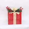 Kerstversiering decoratie geschenkdoos driedelige stapelhoofdtas scène-indeling boomornamenten navidad 231018