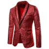 Herenpakken Blazers Glanzend Goud Glitter Jasje Mannen Merk Sjaalkraag Eén Knop Blazer Heren Feest Bruiloft Bruidegom Prom Jurk Blazers 231018