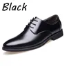 Sapatos de vestido masculino negócios couro derby tendência all-match macio-solado elástico estilo britânico moda juventude casual respiração antiderrapante