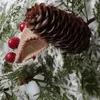 ديكورات عيد الميلاد 15M PE SNOW RARKER RED BERRY PINE CONE EDELLES VINE GARLAND DOOR TRIM RATTAN EL WINDONT SPENDANT 231018