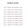 Cluster Rings Trendy Hollow Oval Black Zircon Ring For Women Engagement Party Wedding Female Jewelry Hand Accessories Size 6-10