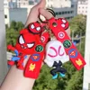 Decompression Toy Spider Keychain Hero Action Figure Model PVC Cartoon Bag Doll Pendant Toys Gift