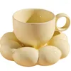 Kubki Śliczne ceramiczne cappuccino kawa kawaii filiżanka puchar