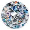 50 pcs cartoon animal pigeon graffiti creative stickers PVC scooter trend waterproof decoration