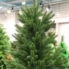 Décorations de Noël Grand arbre artificiel Plantes vertes Full PE Cinq feuilles Cryptage de luxe avec support en fer Année Décoration de la maison 231018