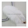 Party Decoration Ostrich Feather Plume 20-22 tum 50-55 cm för bröllopscentrum Tabell Party Event Decor Festive Decoration White BL DHMWK