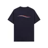 디자이너 티셔츠 여름 짧은 슬리브 파도 티 남자 여자 애인 고급 티셔츠 패션 선임 순수 면화 고품질 대형 크기 XS-L