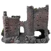 Decorations Creative Castle Shape Fish Tank Ornaments Decoration Landscaping Resin Rockery Aquarium Resin Rockery Home Craft Ornaments D9262 231019