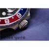 ROLAXS AAA 최고 품질 남성 손목 시계 블루 레드 세라믹 베젤 스테인리스 스틸 시계 자동 운동 실제 GMT 시계 제한된 마스터 선물 Montre de Luxe