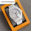 Ruch Watch Clean Steel Full 904L Diamentowy zegarek ze stali nierdzewnym 42 mm Automatyczne na rękę zegarek na rękę