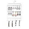 Wall Mount Home Showcase Earring Holder Shelf Rack Stand Necklace Hanger Storage Portable Metal Jewelry Display Organizer Hooks174q