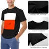 Erkek Polos Kırmızı Balina T-Shirt Boş Tişörtler Erkekler İçin Sade Siyah