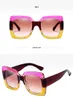 Luxe Designer zonnebrillen Vierkante zonnebril Dames Designer Oversized Frame Way Out Zonnebril Hipster Dames Shades