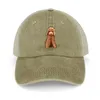 Cappellini da baseball Simpatico cappello da cowboy dorato con doodle Protezione solare UV maschile nel camionista da uomo e da donna