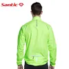 Kurtki rowerowe Santic Men Jackets Jackets Winterproof Skin Płaszcz ochrony przeciwsłoneczny przeciwpklasujący UPF30 Rain Coat M5C07015V 231018