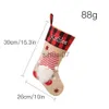 Christmas Decorations Custom Name Rudolph Christmas Socks Children's Happy New Year Gift Candy Bag Living Room Christmas Tree Pendant Embroidery Name Socks x1019