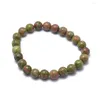 Filo 1 pz 23 stili braccialetto di perline rotonde diaspri naturali agate amazzoniti pietra braccialetti elasticizzati braccialetti per le donne gioielli fatti a mano