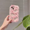 Mobiltelefonfodral Apple 14Pro Plush Phone Case Cartoon TPU Love Cat Brodery Autumn och Winter Lämplig iPhone 15 Casel2310/16