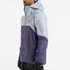 Arcterys Hardshell Jacket Zeta Sl Men's Outdoor Sports Clothing Charge Coat Rush Waterproof Warm Breathable Soft Shell Windproof Ski Grey Purple Lucent/multiverse