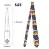 Bow Ties Abstract Jungle Pattern With Leopards Men Neckties Silk Polyester 8 Cm Narrow Neck Tie For Suits Accessories Gift