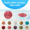 Pendant Necklaces Pandahall 100Pcs Mixed Color Mother Of Pearl Shell Pendants Spray Paint Natural Akoya Charms For Necklace Jewelry Making