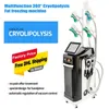 Multifunctionele Verticale Cavitatie Afslanken Vetverbranding RF Huid Draai Rimpel Verwijderen Lipolaser Cryolipolysis Machine 9 Handgrepen