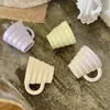 Tazze Tazza nordica Cerchi in ceramica fatti a mano Tazza da caffè creativa per ragazze Acqua di grande capacità